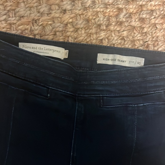 Pilcro by Anthropologie skinny trouser jeans, VGUC, size 25 - Picture 2 of 6